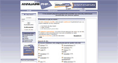 Desktop Screenshot of annuairephp.com