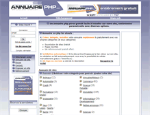 Tablet Screenshot of annuairephp.com